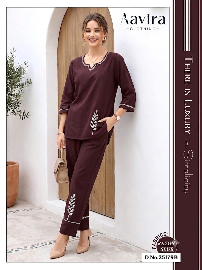 Aavira Premium Denim Co-ord #2380